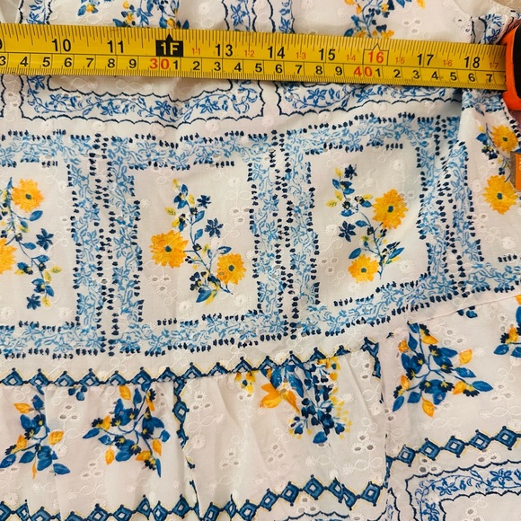 NWOT Skies Are Blue Floral Embroidered Dress - Picture 8 of 8